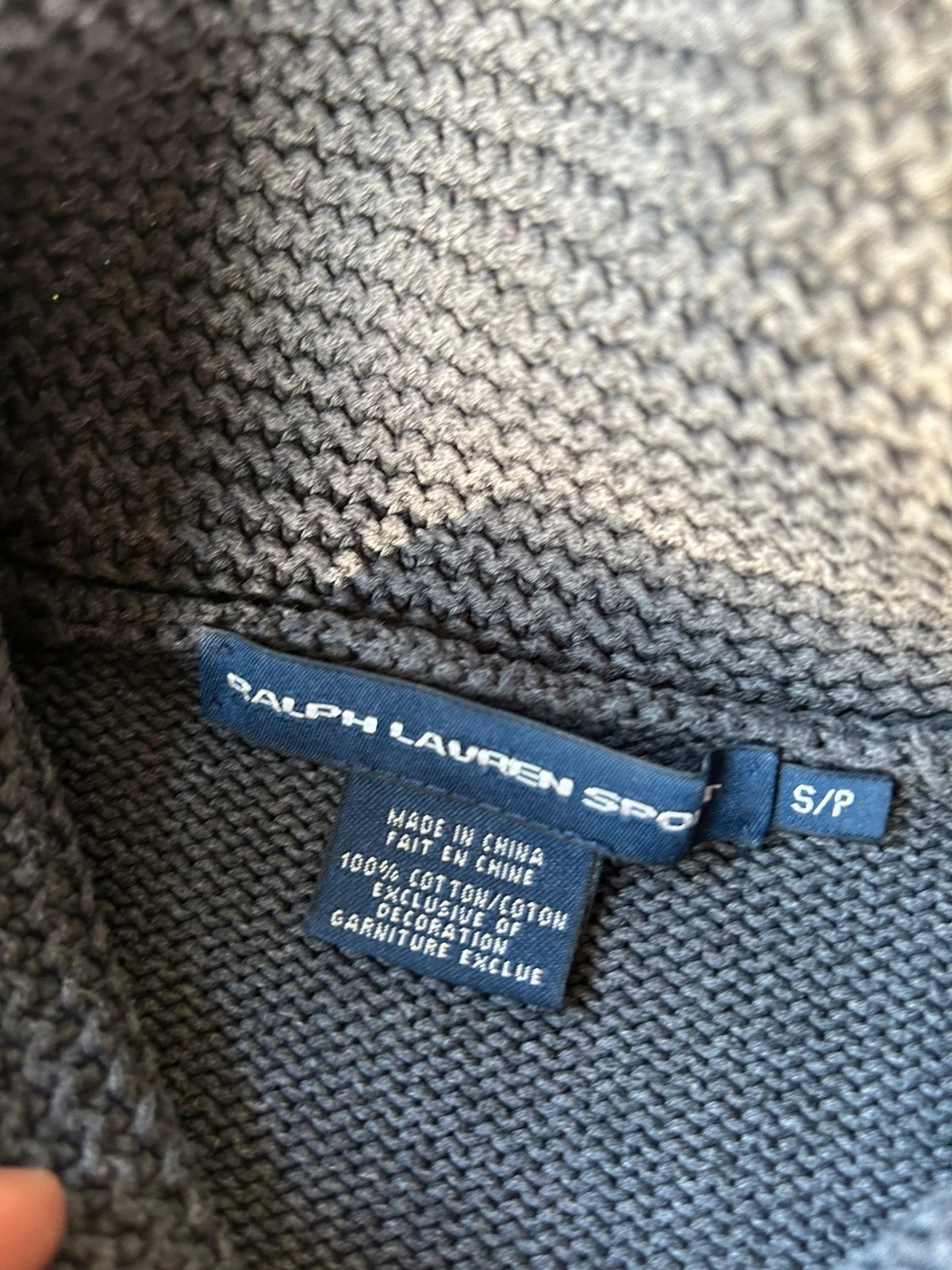 Zwarte polo trui met rolkraag Ralph Lauren – photo 6